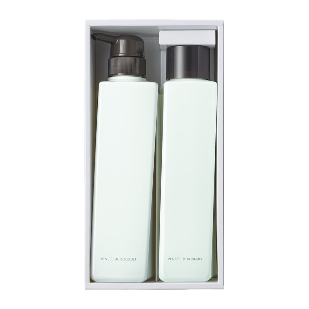 POLA PENSÉE DE BOUQUET Bath Time Set Blanc 900mL