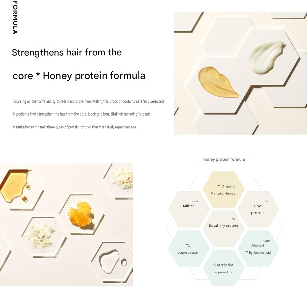 HONEYQUE Deep Repair Shampoo & Hair Treatment Moist Set – 450ml (Choose your option)
