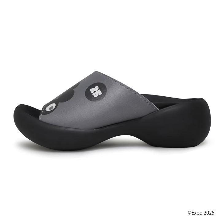 EXPO2025 Black Myakumyaku Sandals Egg Heel Women's - MYK-EGb