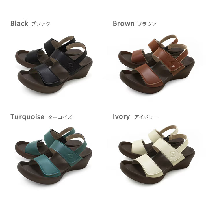 RegettaCanoe Women's Two-Strap Wedge Sandals - CJLW-5522A