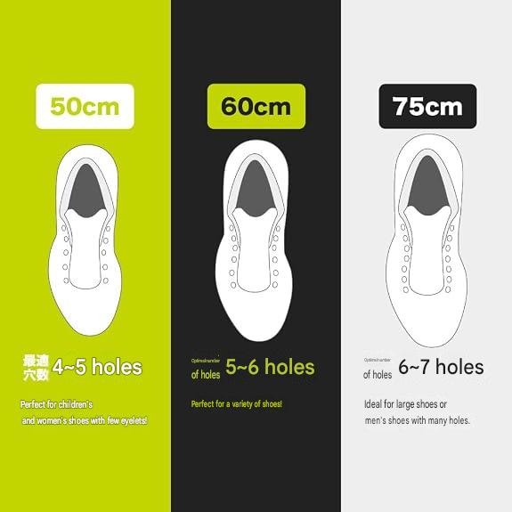 Caterpy RUN+ Reflective No-Tie Shoelaces (60 cm)