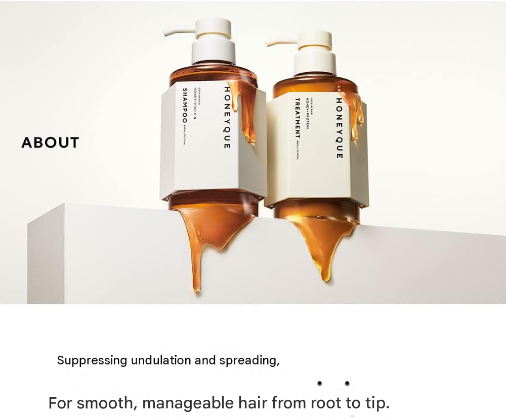 HONEYQUE Deep Repair Shampoo & Hair Treatment Moist Set – 450ml (Choose your option)