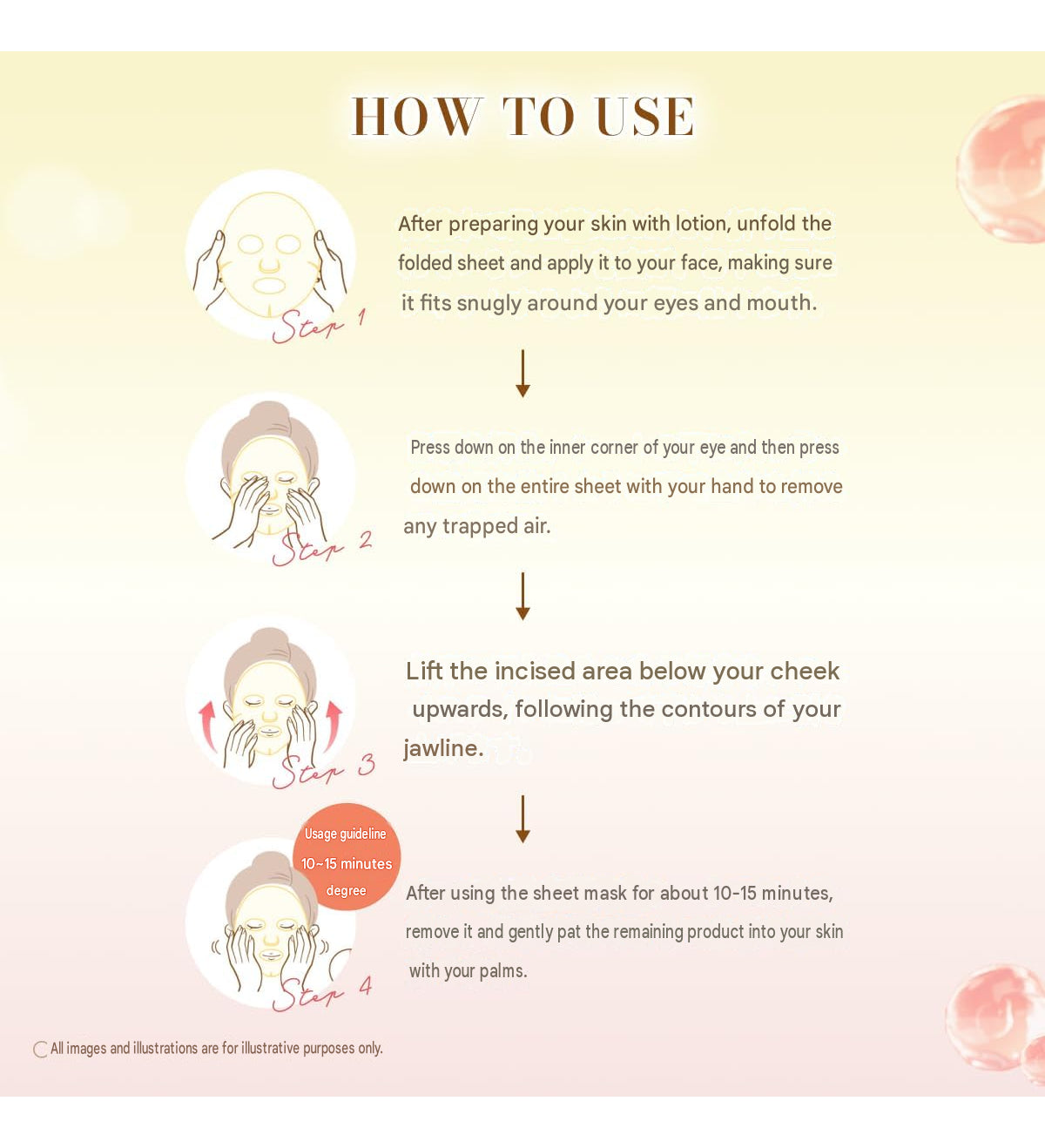 &honey Vita Moist Face Mask CI – Honey Vitamin & CICA 7 Sheets / 130ml