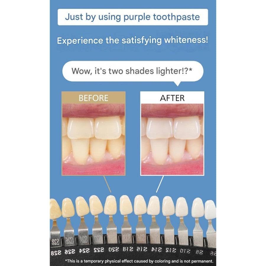 MOUTH LABO V CRYSTAL Whitening Purple Toothpaste