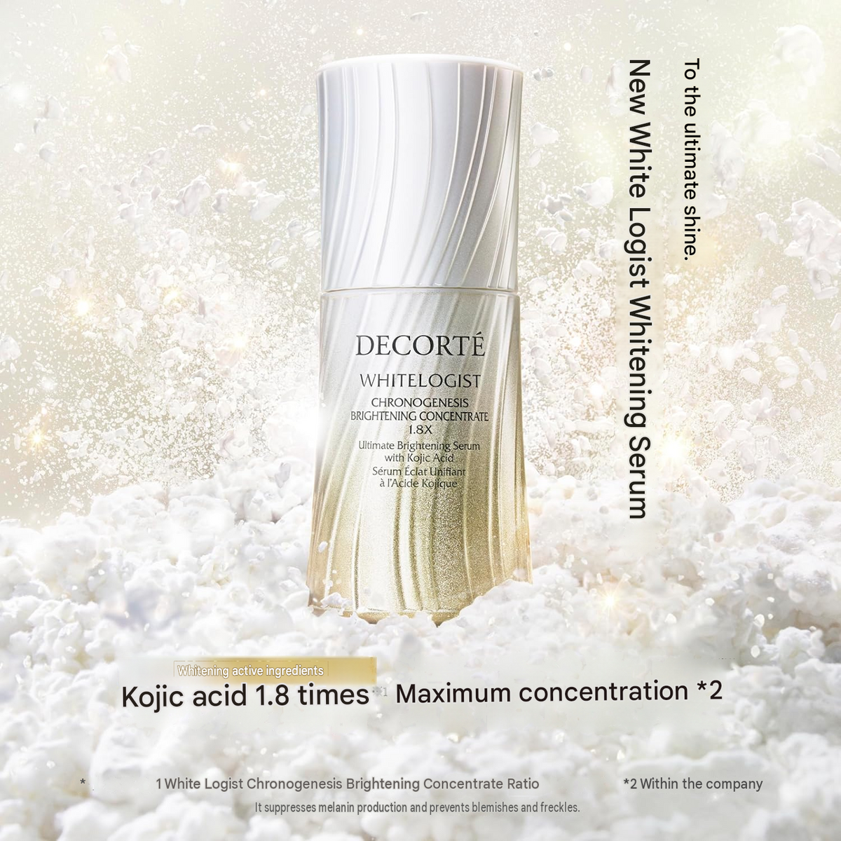 DECORTÉ White Logist Chronogenesis Brightening Concentrate 1.8 x 30mL