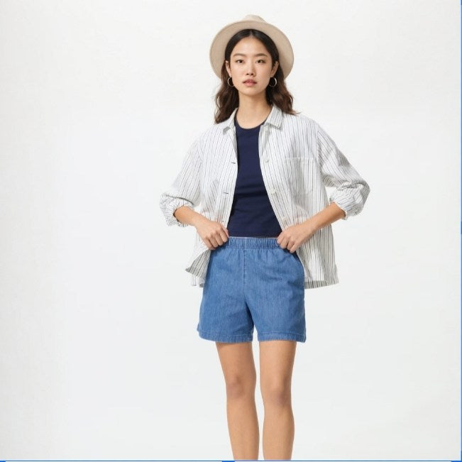 U Cotton Easy Shorts 483912 Japan best brand