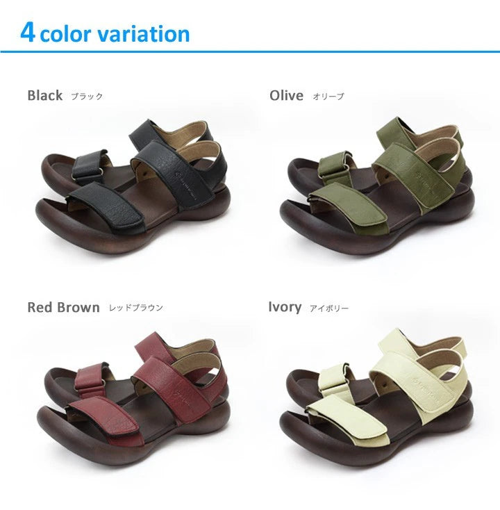 RegettaCanoe Men's Belted Velcro Sandals - CJFD-5332A
