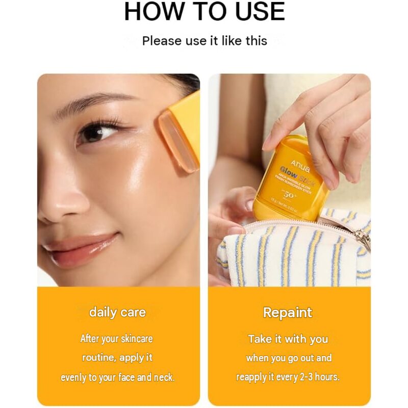 ANUA Daily Glow Finish Sunstick SPF50 18g