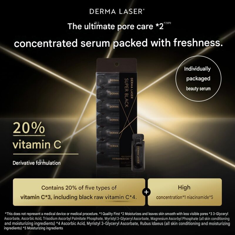 QUALITY 1st Derma Laser Super Black VC 1 Shot (7 pcs)