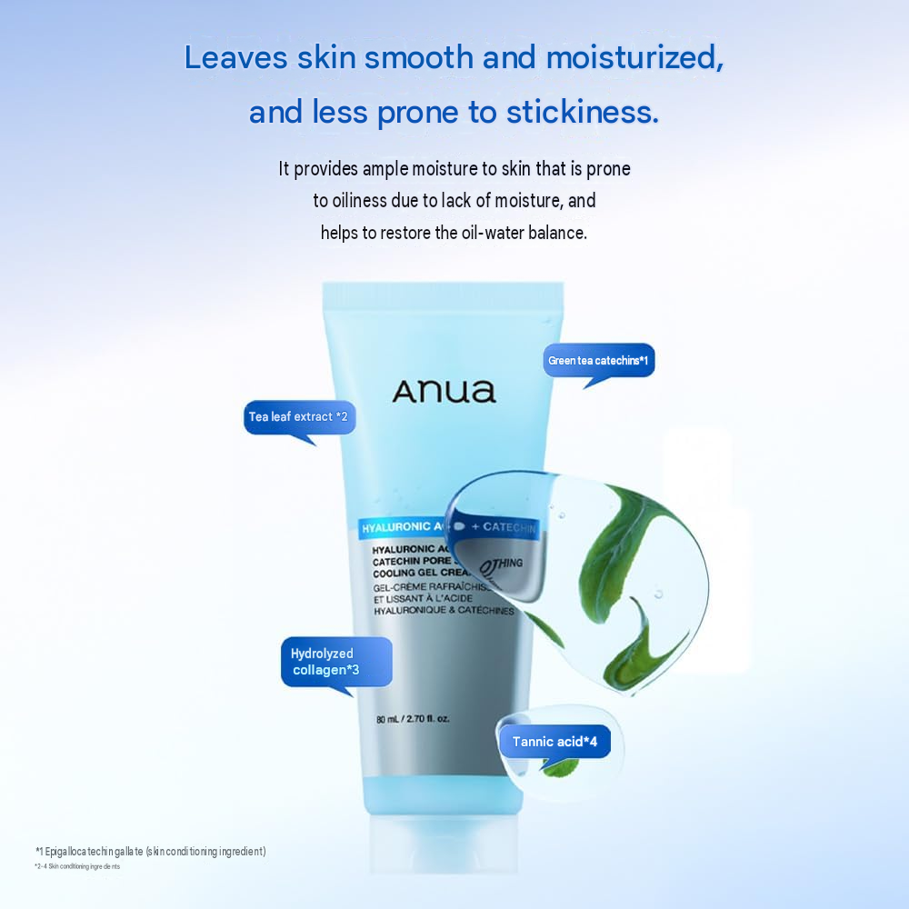 ANUA Catechin Hyaluronic Acid Gel Cream – 80 ml