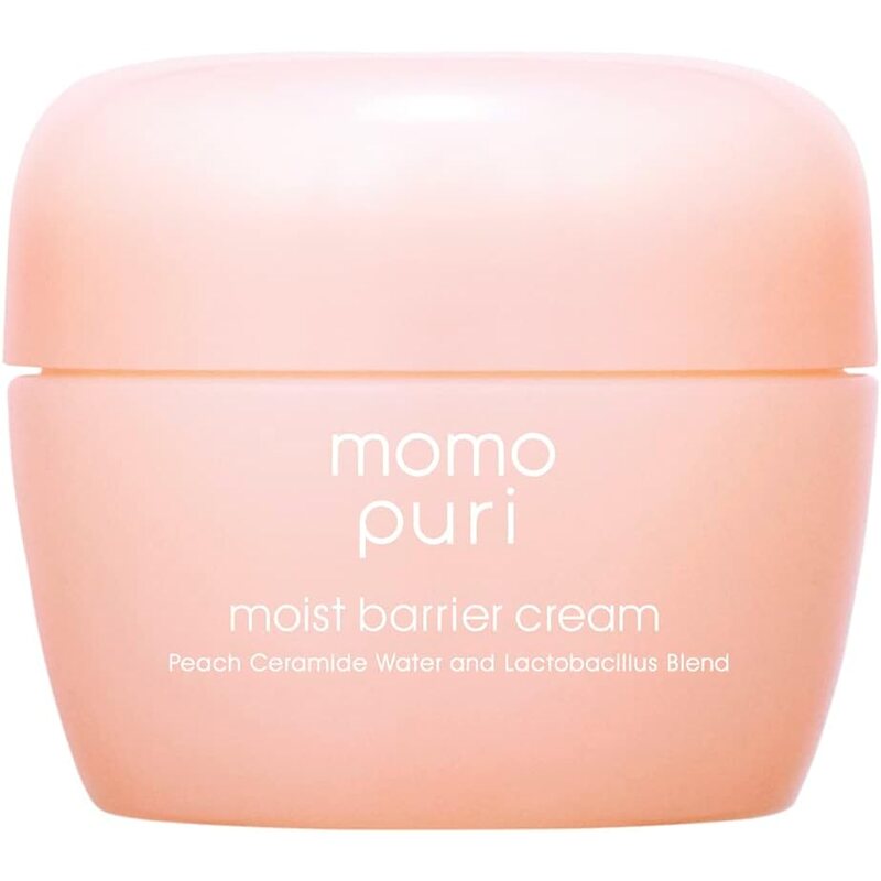 Momopuri Moisturizing Barrier Cream – Peach Ceramide &amp; Lactic Acid Bacteria 80g