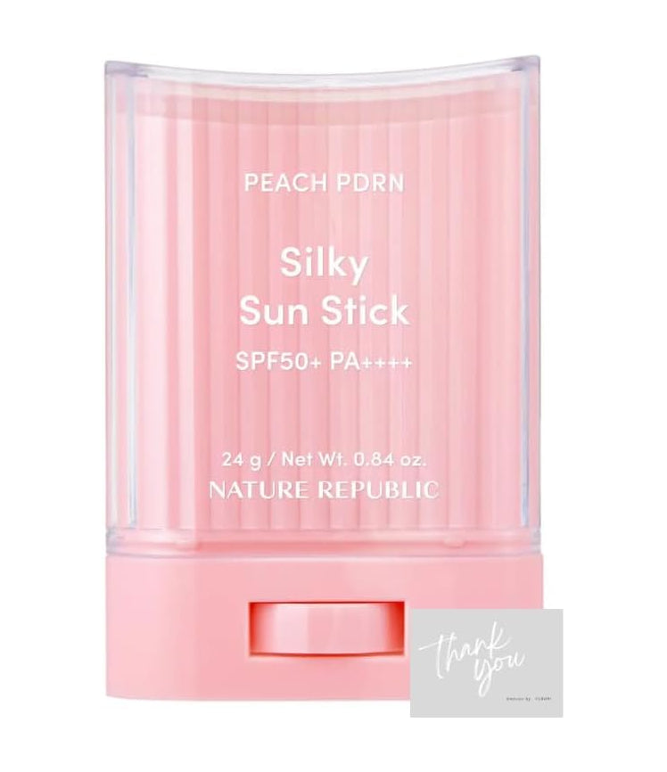 Peach PDRN Silky UV Stick SPF50+ PA+++ – Moisturizing Sunscreen Stick 24g