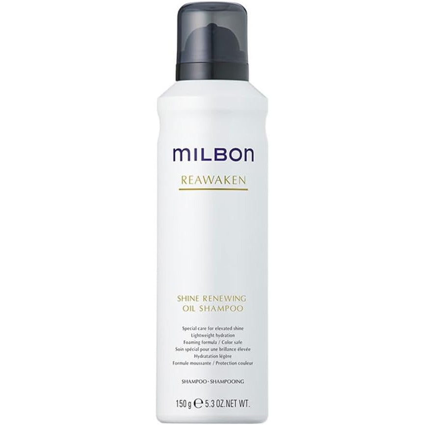 Milbon Reawaken Shine Renewing Oil Shampoo – 5.3 oz (150 g)