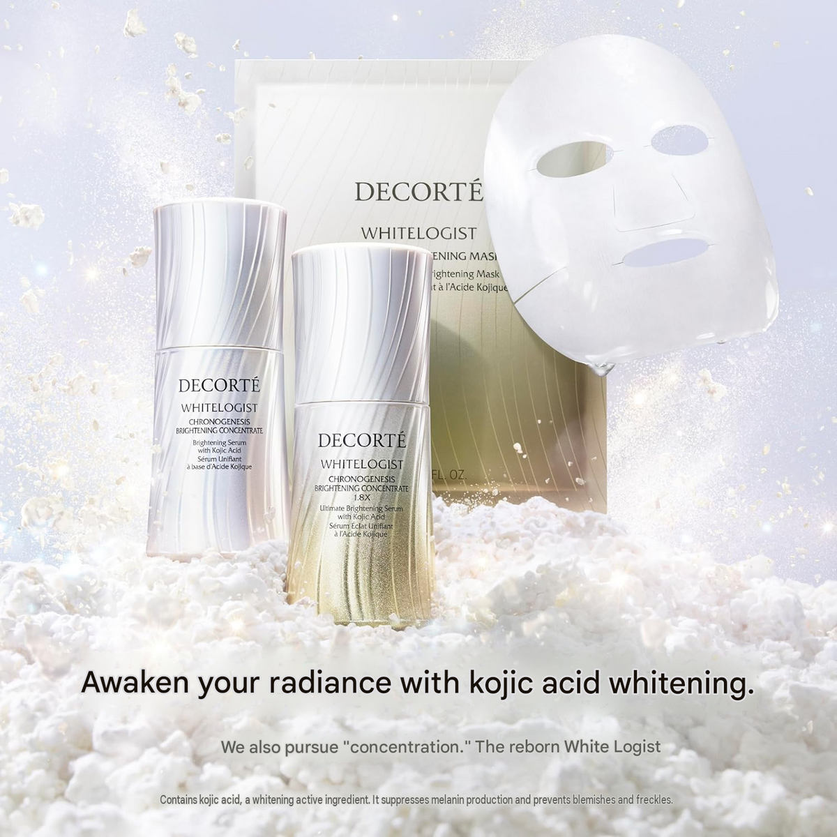 DECORTÉ White Logist Chronogenesis Brightening Concentrate 1.8 x 30mL
