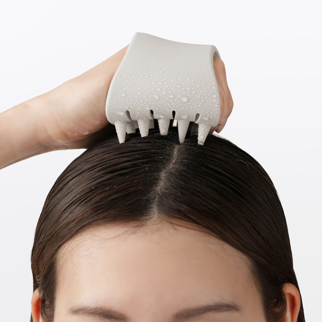 MUJI Silicone Scalp Care Shampoo Brush