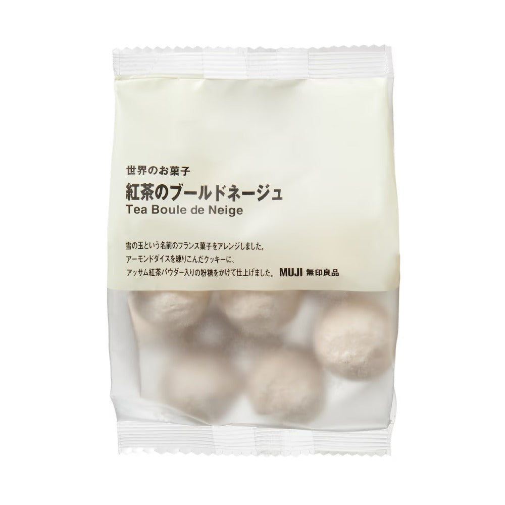MUJI World's Sweets – Assam Tea Boule de Neige - set of 3