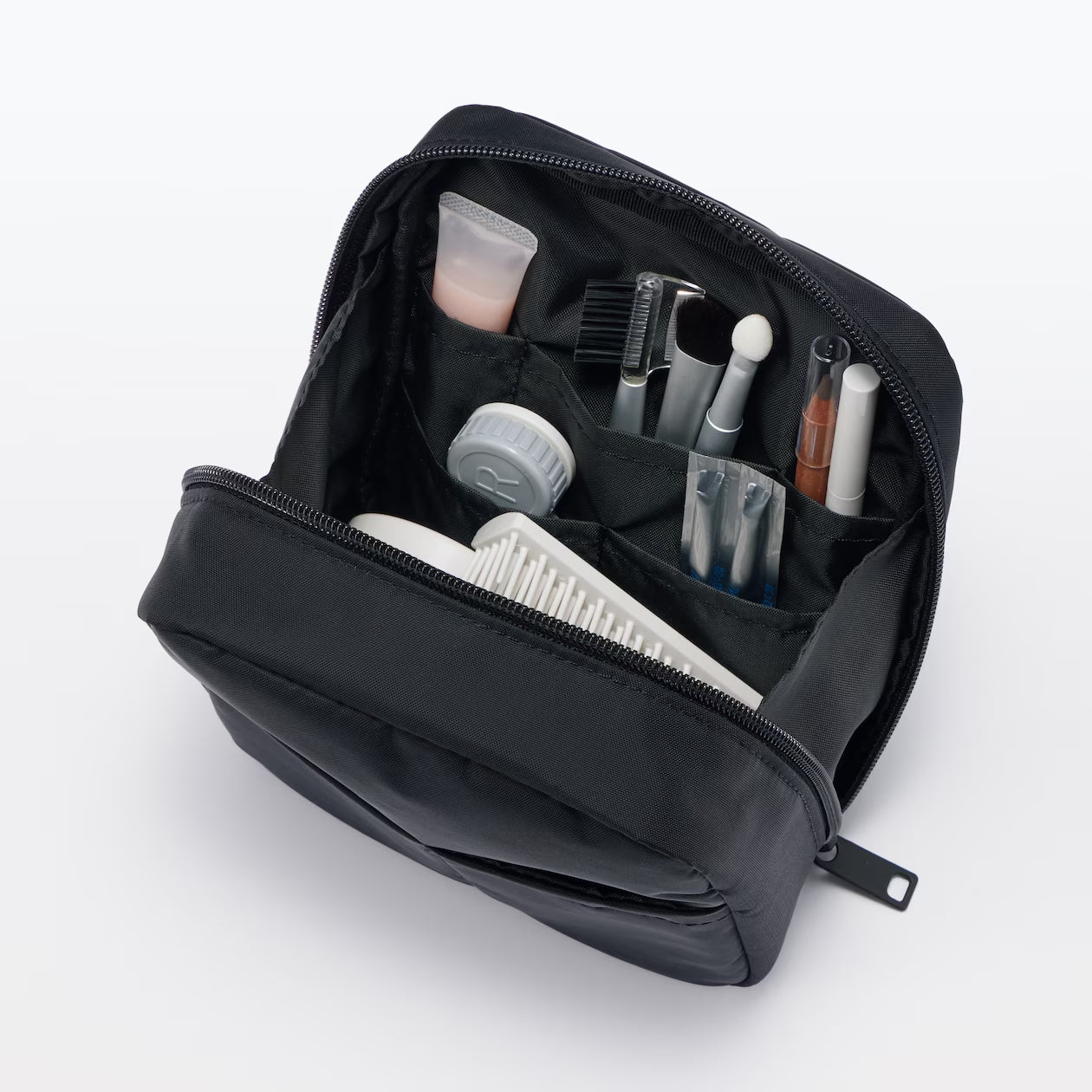 Muji Nylon Makeup Pouch 16 × 14 × 6 cm