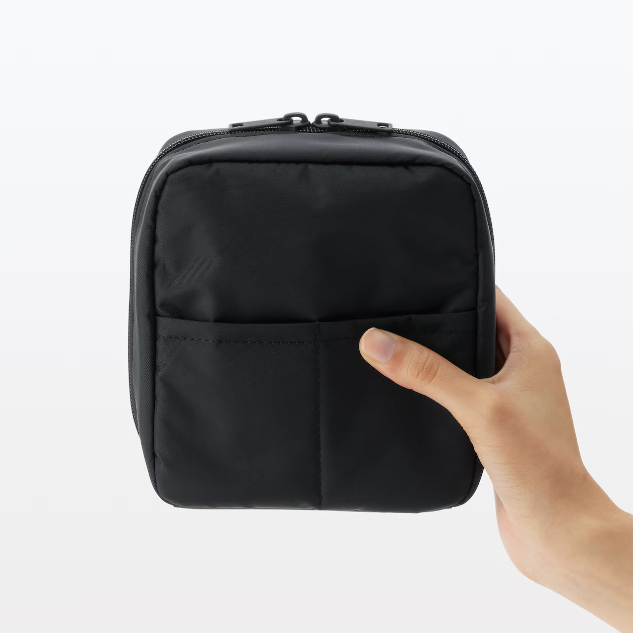 Muji Nylon Makeup Pouch 16 × 14 × 6 cm