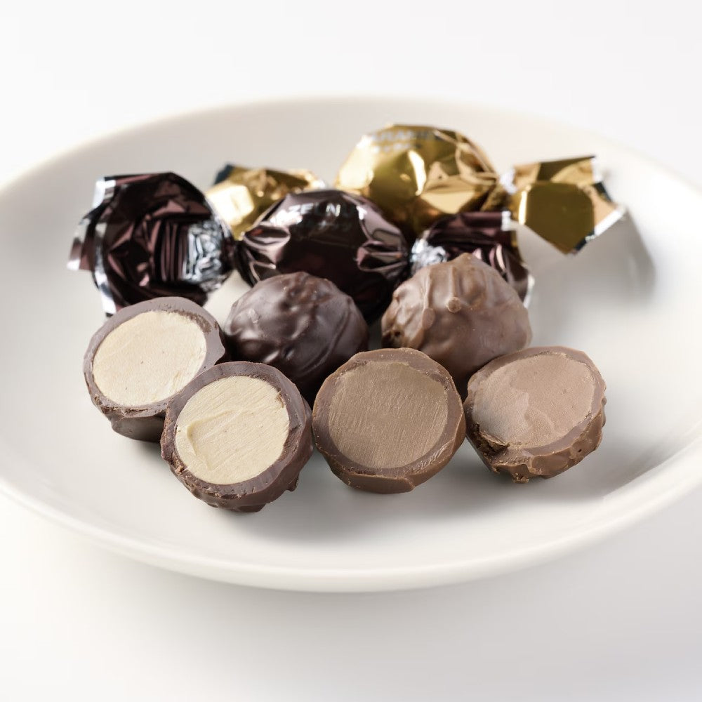 MUJI Bonbon Chocolates – Hazelnut & Salted Caramel - set of 3