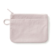 Muji Wrinkle Nylon Flat Pouch – Dark Gray, Small 13.6 × 10 cm