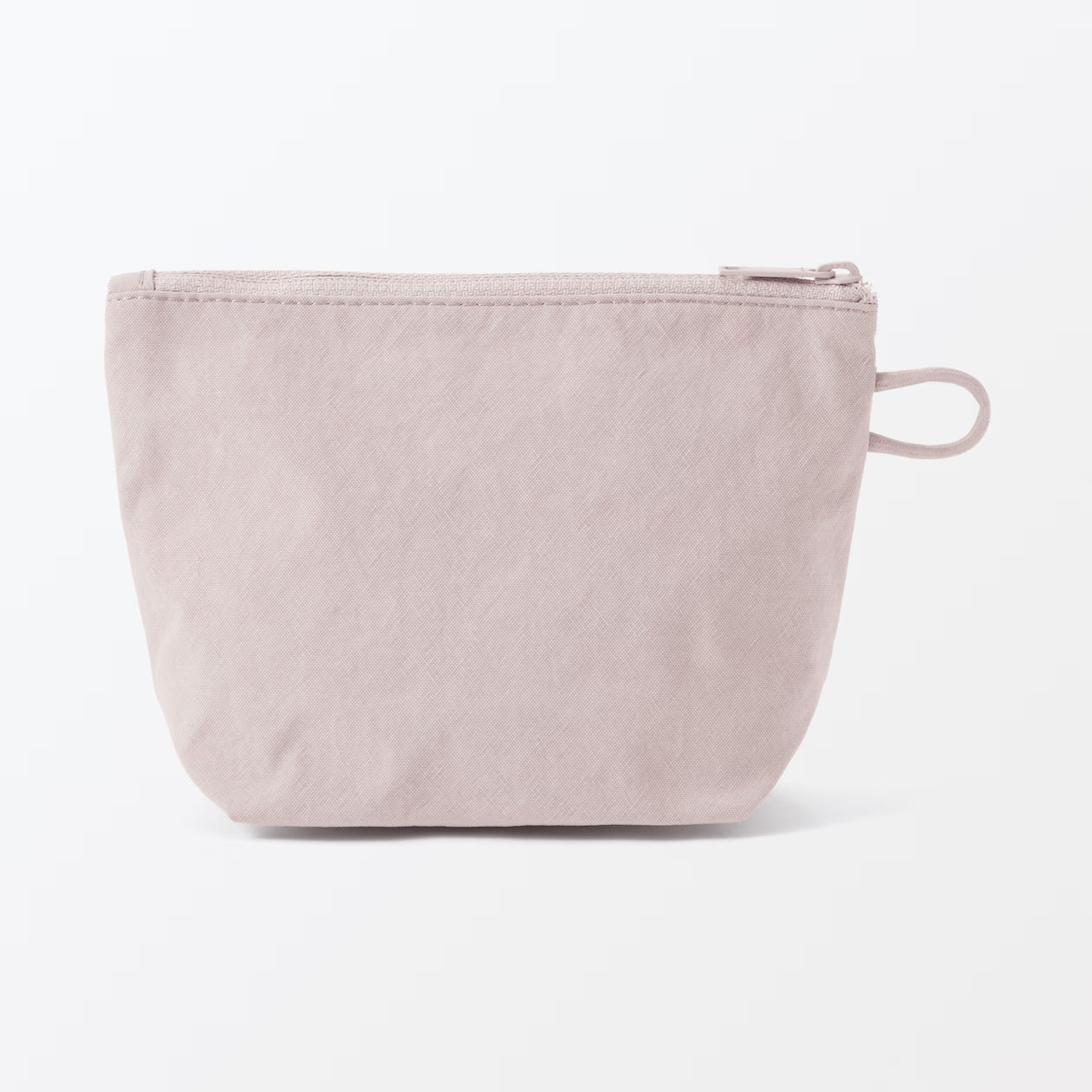 Muji Wrinkle Nylon Gusseted Pouch ５×１１×６ｃｍ