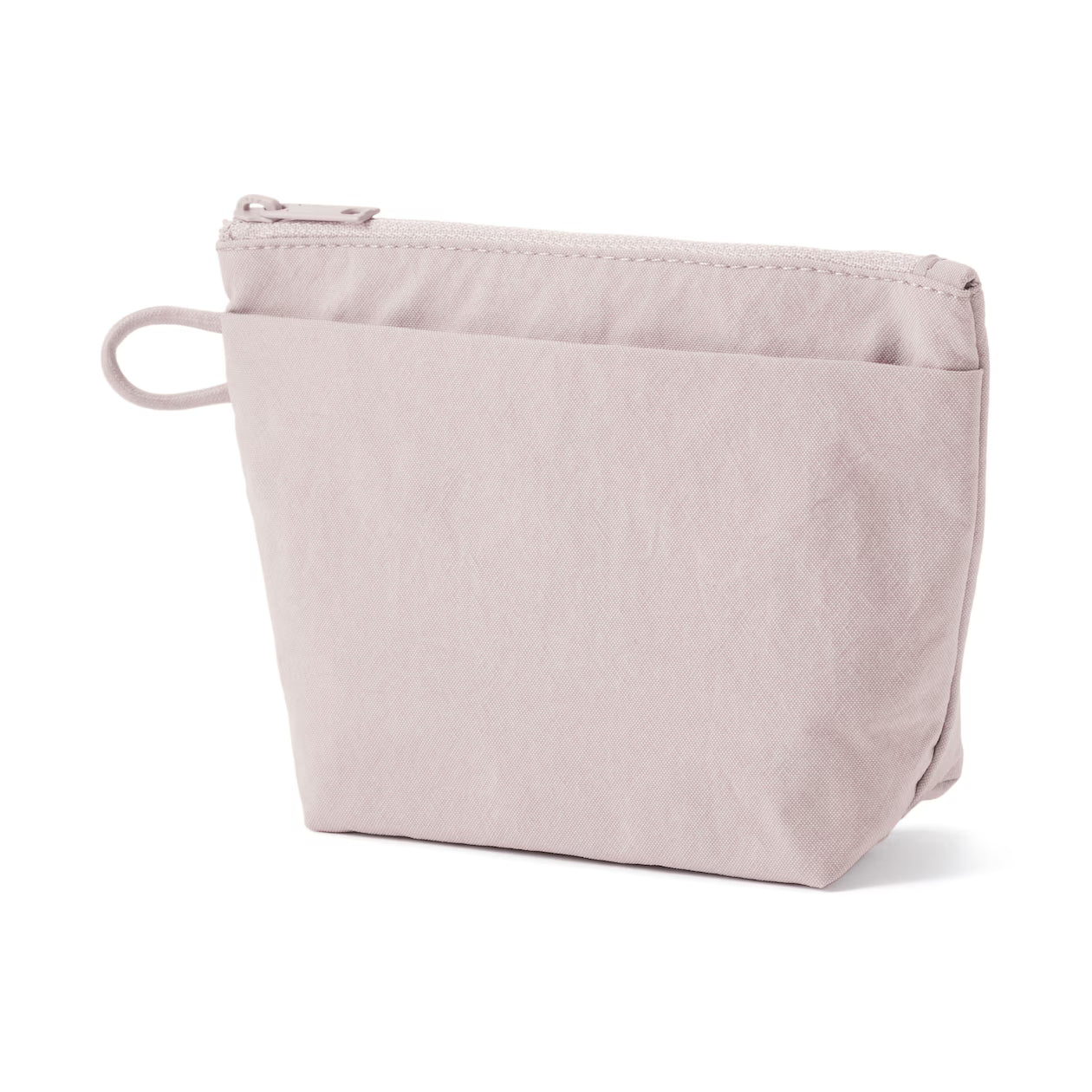 Muji Wrinkle Nylon Gusseted Pouch ５×１１×６ｃｍ