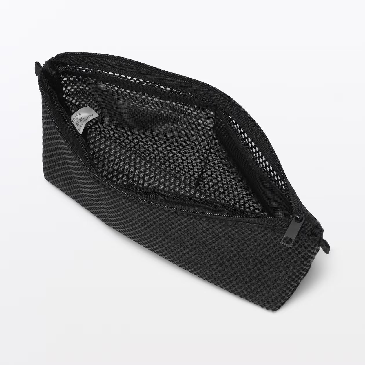 Muji 3D Mesh Pen Case with Gusset 170 × 100 × 50 mm