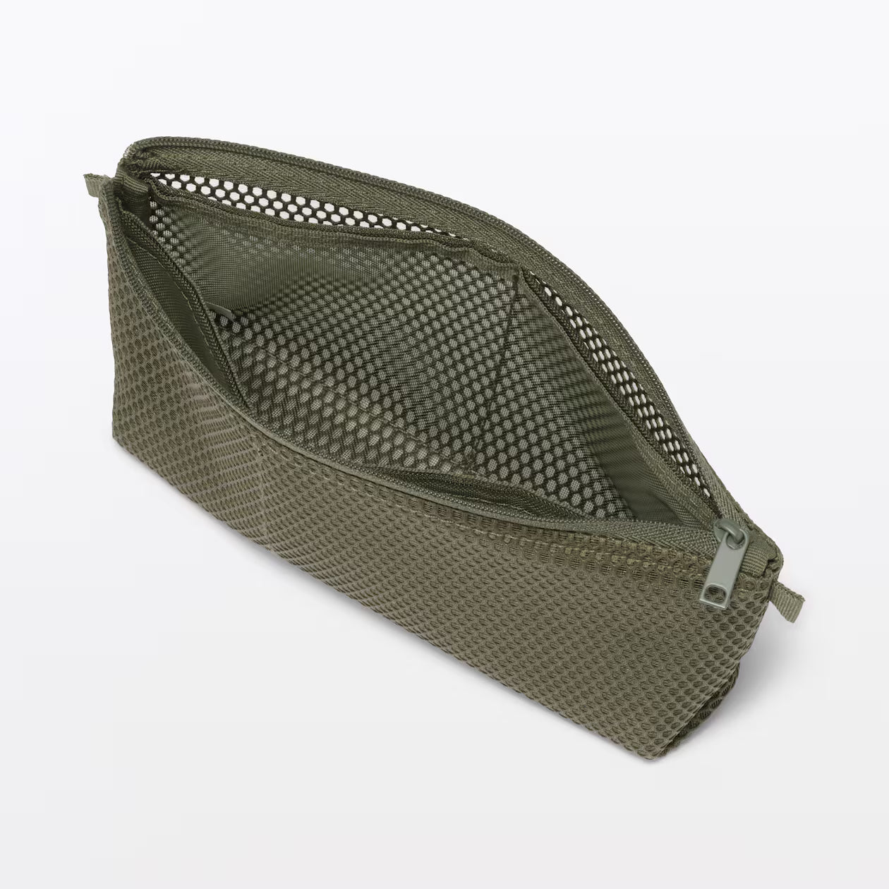 Muji 3D Mesh Pen Case with Gusset 170 × 100 × 50 mm