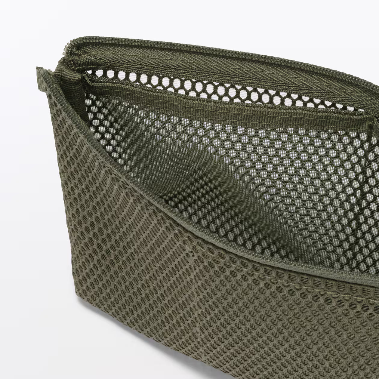 Muji 3D Mesh Pen Case with Gusset 170 × 100 × 50 mm