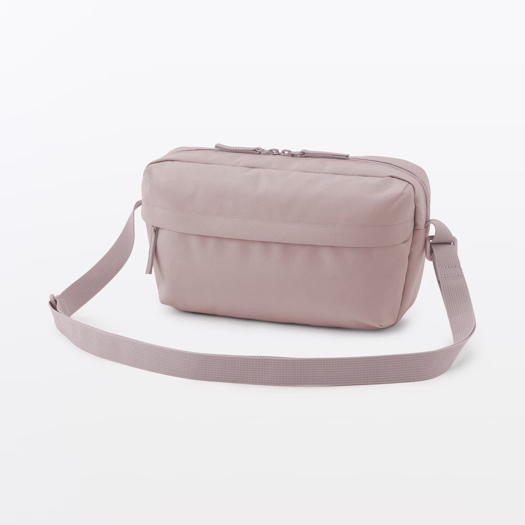 MUJI Water-Repellent Recycled Polyester Shoulder Bag- 17 × 28 × 6 cm