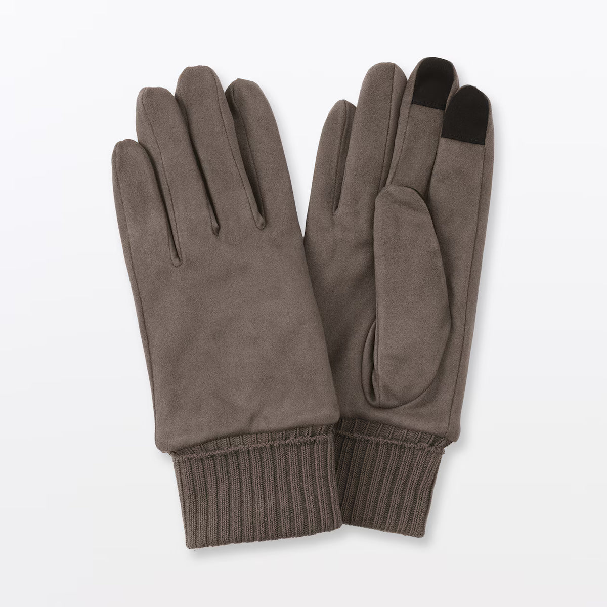 MUJI Water-Repellent Windproof Brushed Touchscreen Gloves 