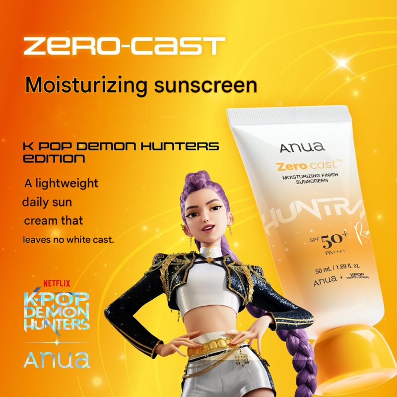 ANUA Kedehan ZERO-CAST Moisturizing Sunscreen SPF50+ 50mL