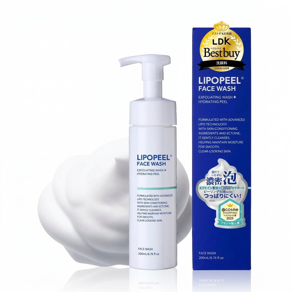 LIPOPEEL Face Wash, 6.8 fl oz (200 mL)