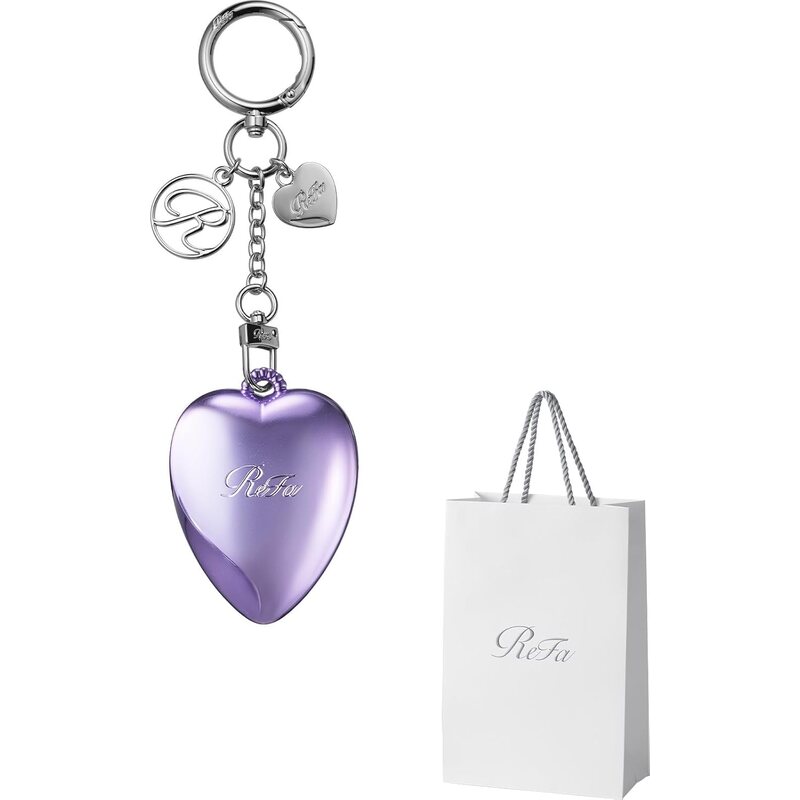 ReFa HEART BRUSH charm – Compact Hairbrush with Mirror | 3 Colors