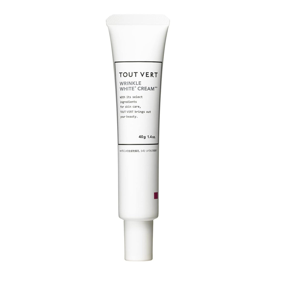 TOUT VERT Medicated Wrinkle White Cream – Anti-Aging & Brightening Cream, 1.4 oz (40 g)