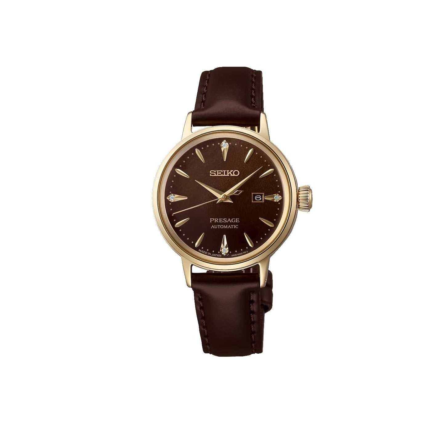 Seiko Presage Cocktail Time Women's Automatic Watch – Jamaican Coffee