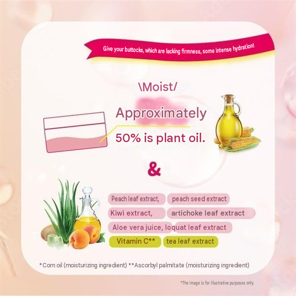 Love Butt Washable Body Soap Scrub – Sweet Peach Scent, 180g
