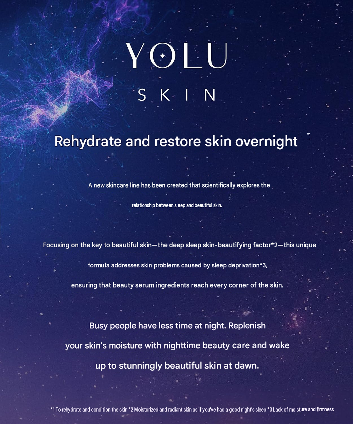 YOLU Skin Overnight Hydration Sheet Mask Clear