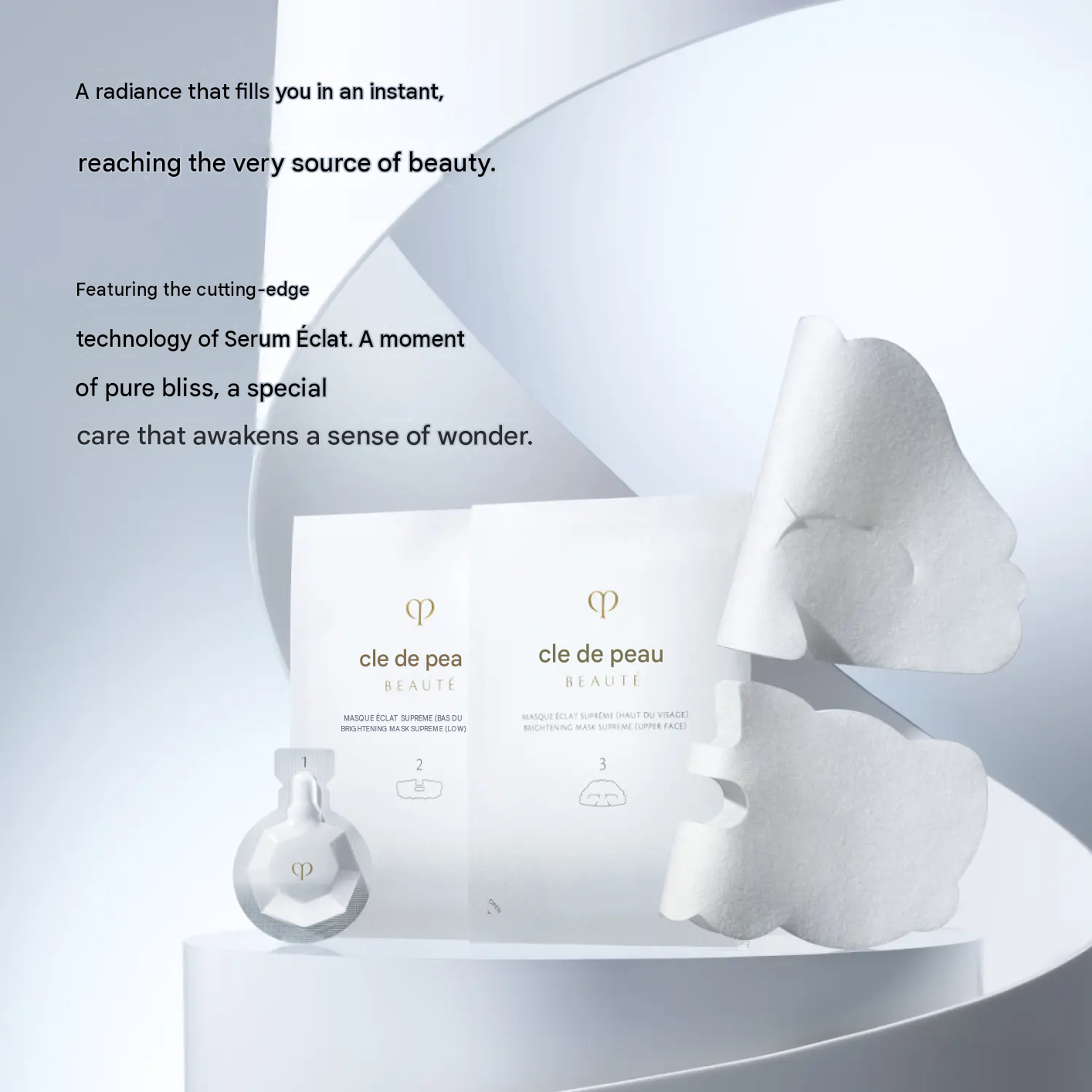 Shiseido Clé de Peau Beauté Soin Masque Éclat S II 6 Sets