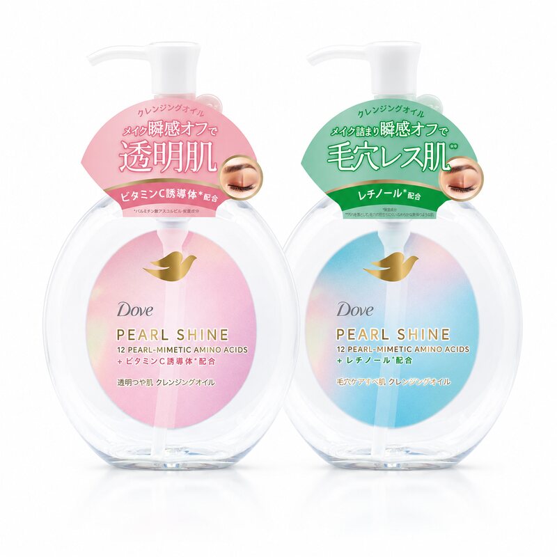Dove Face Care Pearl Shine Cleansing Oil 170mL