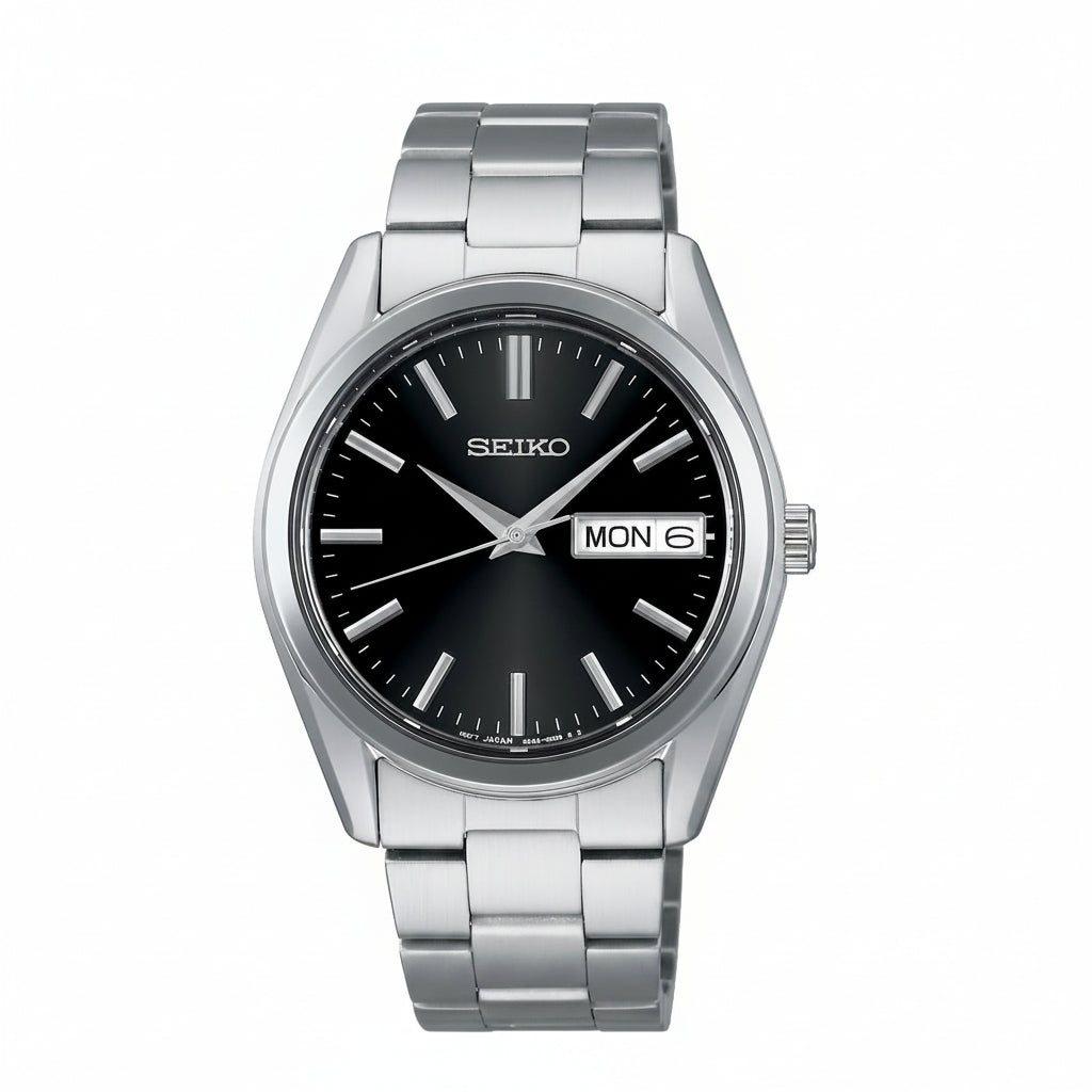 Seiko Selection S Series Men's Analog Quartz Watch – Stainless Steel,  Date Display