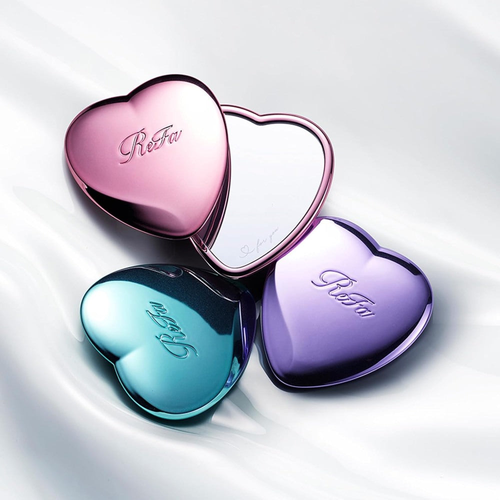 ReFa HEART MIRROR – Portable Beauty Mirror 5.8x 7.6 cm
