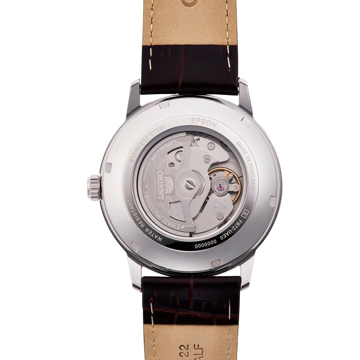 ORIENT Automatic Mechanical Wristwatch RN-AC0F07S Men's White Silver