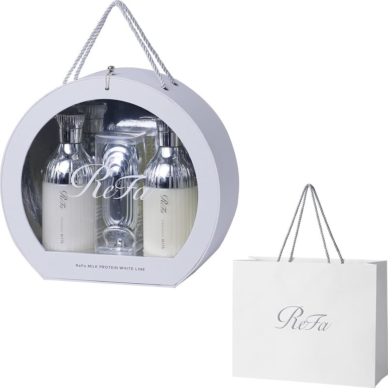 ReFa MILK PROTEIN Hair Care Gift Set – White Floral Musk