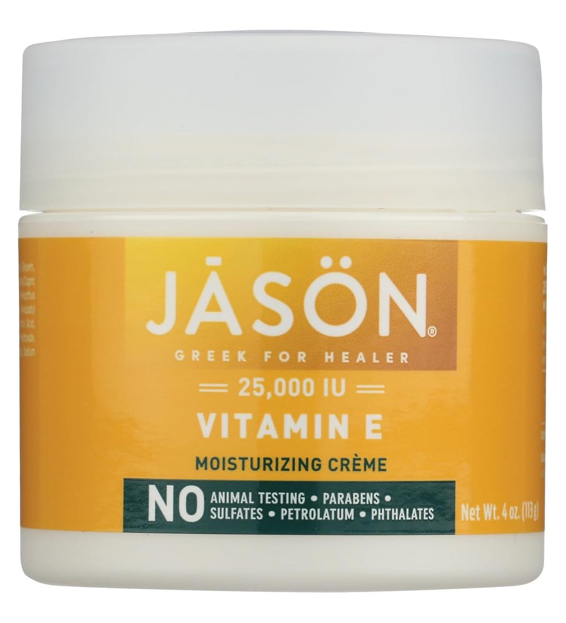 JĀSÖN Vitamin E 25,000 IU Moisturizing Crème – 113g