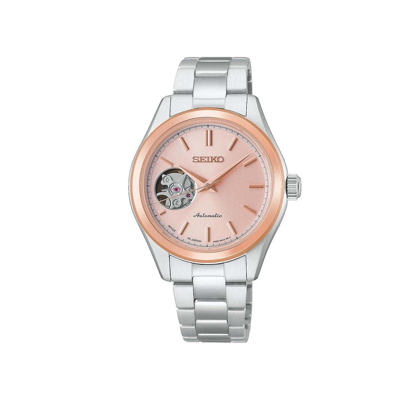 Seiko Women's Mechanical Open Heart Watch 