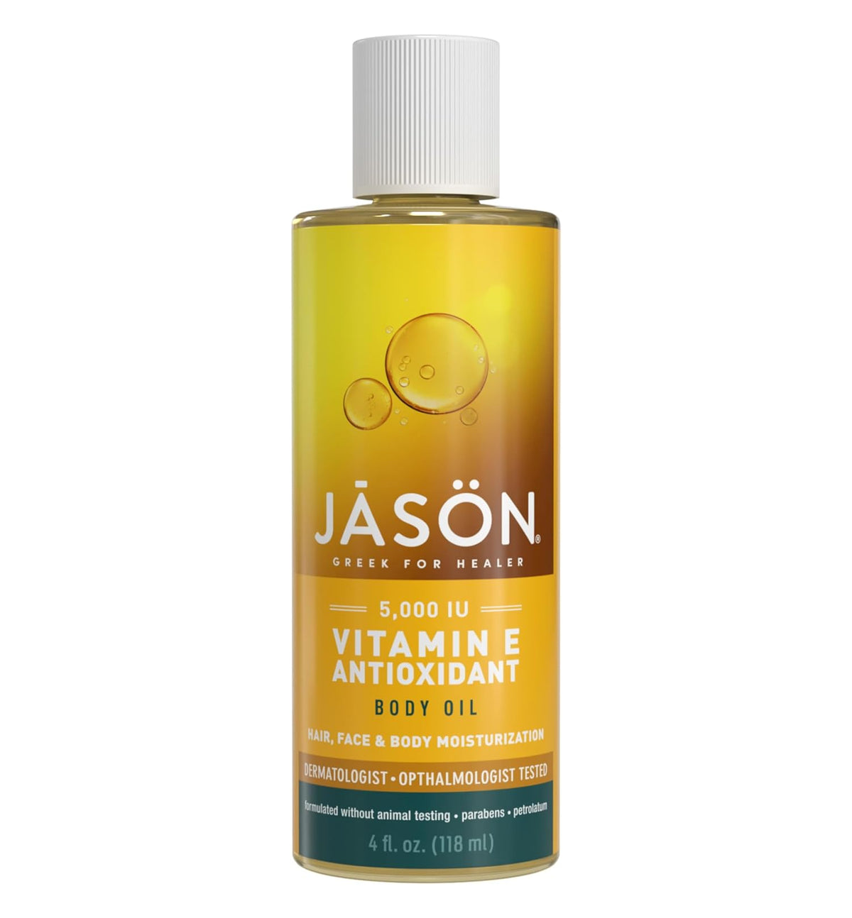 JĀSÖN Vitamin E 5,000 IU Antioxidant Body Oil – 118 mL