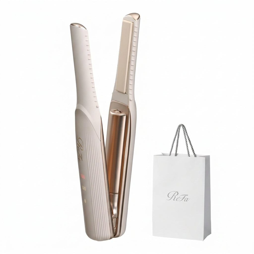 ReFa Finger Iron ST Hair Straightener – Hair Arrangement Guide Book & Shopper Included