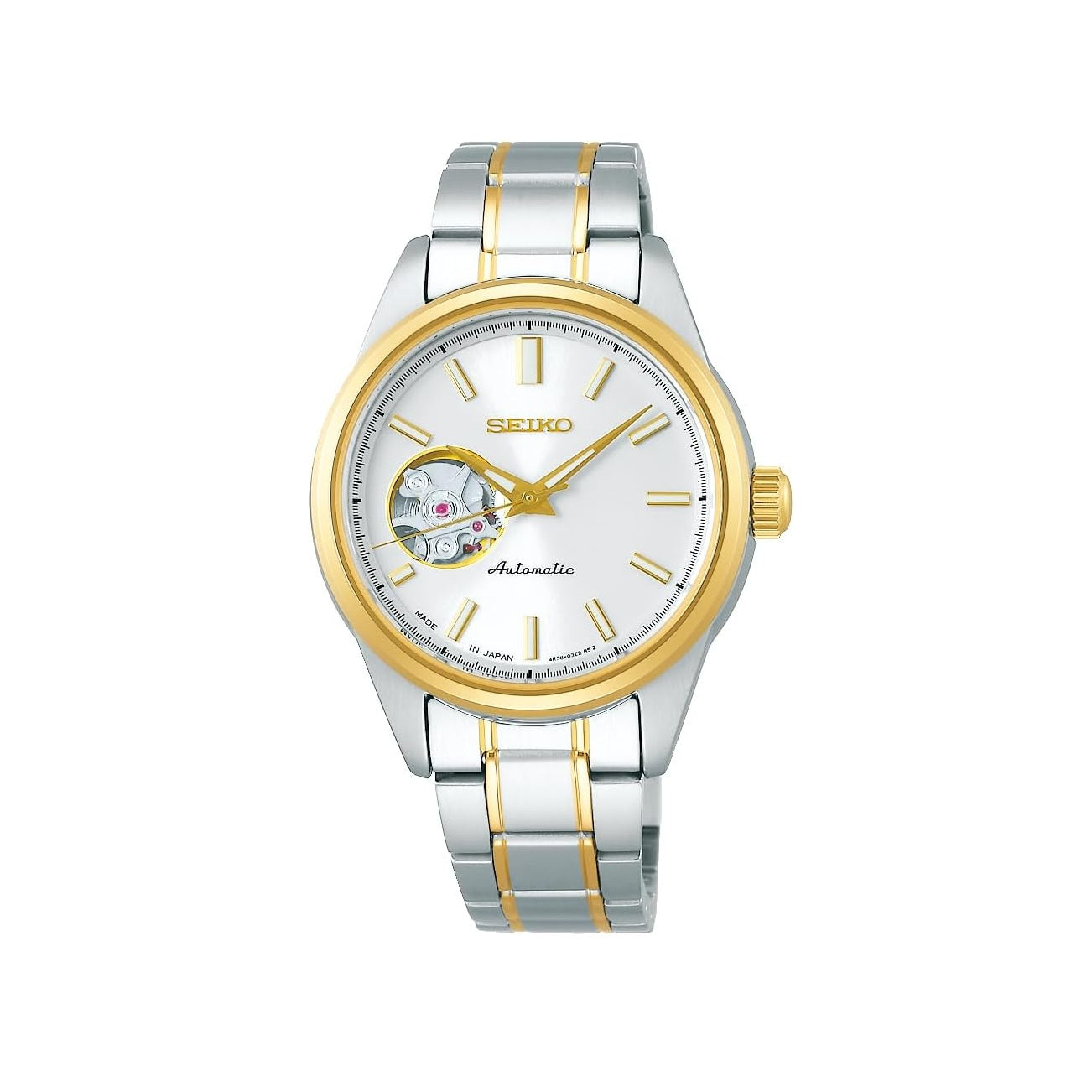 Seiko Women's Mechanical Open Heart Watch