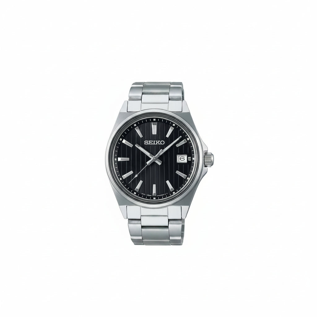 Seiko Selection S Series Men's Quartz Watch — Stainless Steel Bracelet, 10 ATM